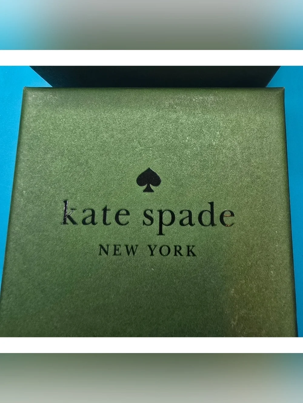 NWT Kate Spade Victoria Stud Earrings Clear Cubic Zirconia Gold Tone Halo Studs